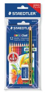Staedtler Noris Club 144 Set Schwarz, Blau, Bordeaux, Braun, Grün, Hellblau, Hellgrün, Orange, Pfirsich, Rot, Violett, Gelb 13 Stück(e)