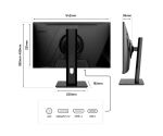 JAPANNEXT JN-IPS238FHDR-C65W-HSP Computerbildschirm 60,5 cm (23.8") 1920 x 1080 Pixel Full HD LED Schwarz