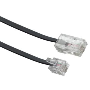 Schwaiger 3.0m RJ-11 - RJ-45 3 m Schwarz