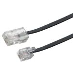 Schwaiger 3.0m RJ-11 - RJ-45 3 m Schwarz