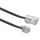 Schwaiger 3.0m RJ-11 - RJ-45 3 m Schwarz