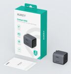 AUKEY Comet Mini Kopfhörer, Laptop, Smartphone, Tablets Grau AC Schnellladung Drinnen