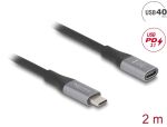 DELOCK USB 40 Gbps Verlängerungskabel USB Type-C St...
