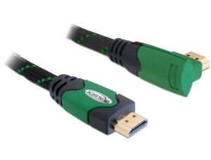 DeLOCK 3m High Speed HDMI 1.4 HDMI-Kabel HDMI Typ A (Standard) Schwarz, Grün