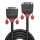 Lindy 36254 DVI-Kabel 5 m DVI-D Schwarz