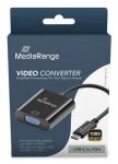 MediaRange MRCS229 Videokabel-Adapter 0,2 m USB Typ-C VGA...