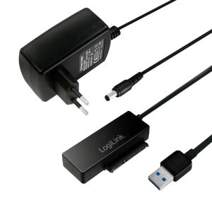 LogiLink AU0050 Speicherlaufwerk-Docking-Station USB 3.2 Gen 1 (3.1 Gen 1) Type-A Schwarz