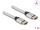 DeLOCK Ultra High Speed HDMI Kabel 48 Gbps 8K 60 Hz silber 1 m zertifiziert