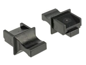 DELOCK Staubschutz für RJ45-Bu. m.Griff 10 St. schwarz
