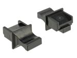DELOCK Staubschutz für RJ45-Bu. m.Griff 10 St. schwarz