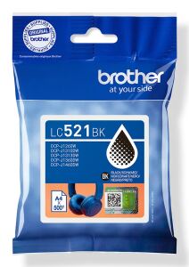 Brother LC521BK Druckerpatrone 1 Stück(e) Original Schwarz