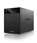 ICY BOX IB-RD3640SU3, RAID-Gehäuse für 4x 3,5" SATA HDD zu USB 3.2 Gen 1 + eSATA Host, EasySwap, RAID 0, 1, 3, 5, 10, spanning, schwarz