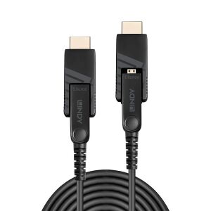 Lindy 38326 HDMI-Kabel 100 m HDMI Typ D (Mikrofon) Schwarz