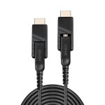 Lindy 38326 HDMI-Kabel 100 m HDMI Typ D (Mikrofon) Schwarz