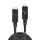 Lindy 38326 HDMI-Kabel 100 m HDMI Typ D (Mikrofon) Schwarz