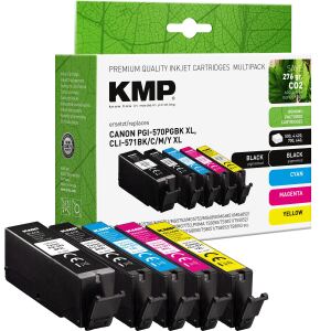 KMP 1567,4005 Druckerpatrone 5 Stück(e) Kompatibel Schwarz, Cyan, Magenta, Gelb