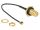 DeLOCK 89584 Koaxialkabel RP-SMA MHF Schwarz, Gold