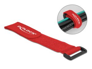 DELOCK Klett-KBI mit Schlaufe L 280 x B 38 mm 3 Stk rot