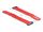 DELOCK Klett-KBI mit Schlaufe L 280 x B 38 mm 3 Stk rot
