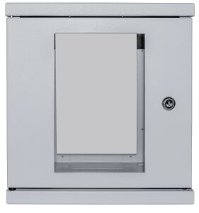Intellinet 10" Wandverteiler, 6 HE, 320 (H) x 300 (B) x 300 (T) mm, vollständig montiert, grau