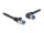 DeLOCK RJ45 Netzwerkkabel Cat.6A S/FTP gerade / links gewinkelt 1 m schwarz