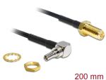 DELOCK HF Kabel RP-SMA -> CRC-9 90° Bu/St 0.20m