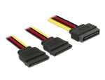 DELOCK Kabel Power SATA 15 Pin > 2x SATA HDD - gerade
