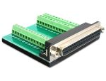 DELOCK Adapter Terminalblock 39Pin -> D-Sub37 Buchse