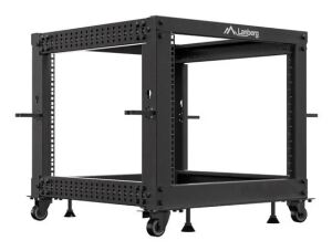 Lanberg OR01-6109-B Rack 9U Freistehendes Gestell Schwarz