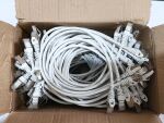 Equip Cat.6 S/FTP PatchKabel, 0.5m, weiss, 60Stück/set