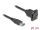 DeLOCK D-Typ USB 5 Gbps Kabel Typ-A Stecker zu Typ-A Buchse schwarz 20 cm