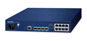 PLANET SGS-6310-8P4X Netzwerk-Switch Managed L3 Gigabit Ethernet (10/100/1000) Power over Ethernet (PoE) Blau