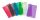 Oxford 400031409 Sammelmappe Polypropylen (PP) Blau, Grün, Grau, Violett, Rot, Durchscheinend A3