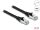 DELOCK RJ45 NWK Cat.6A S/FTP PUR Outdoor 3 m schwarz
