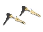 DELOCK Spiralkabel Klinke 3 Pin 3,5mm St. zu St. gew.75cm