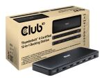 CLUB3D Thunderbolt 4 Certified 11-in-1 Handy-Dockingstation Universal Schwarz