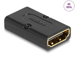 DELOCK HDMI Adapter Buchse zu Buchse 8K 60 Hz Metall
