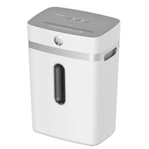 HP OneShred 12CC Aktenvernichter Partikelschnitt-Zerkleinerung 65 dB 22 cm Weiß