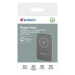 Verbatim Charge n Go Lithium Polymer (LiPo) 10000 mAh Kabelloses Aufladen Grau