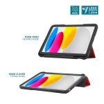 Mobilis Ultra Rugged Case iPad 11" 2025 iPad 10.9" Red