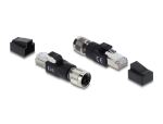 DELOCK M12 Adapter X-kodiert 8 Pin Buchse zu RJ45