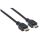 Manhattan High Speed HDMI-Kabel mit Ethernet-Kanal, CL3-zertifiziert für Wandinstallationen, HEC, ARC, 3D, 4K@60Hz, CL3, HDMI-Stecker auf HDMI-Stecker, geschirmt, schwarz, 5 m