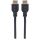 Manhattan High Speed HDMI-Kabel mit Ethernet-Kanal, CL3-zertifiziert für Wandinstallationen, HEC, ARC, 3D, 4K@60Hz, CL3, HDMI-Stecker auf HDMI-Stecker, geschirmt, schwarz, 5 m