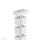 Neomounts ADS06-132WH Kabelwirbelsäule - magnetische Befestigung - universal