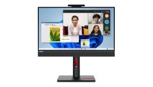 Lenovo ThinkCentre Tiny-In-One 24 Gen 5 Computerbildschirm 60,5 cm (23.8") 1920 x 1080 Pixel Full HD LED Touchscreen Schwarz