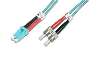 Digitus LWL Multimode OM 3 Patchkabel, LC / ST