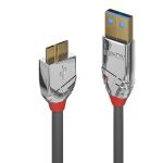Lindy 36657 USB Kabel USB 3.2 Gen 1 (3.1 Gen 1) 1 m USB A Micro-USB B 5 Gbit/s Grau