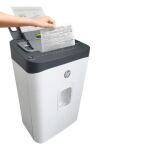 HP OneShred Auto 200CC Aktenvernichter Kreuzschreddern 63 dB 22 cm Weiß
