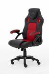 Raptor Gaming RG-GS-40 Gaming-Sessel Gepolsterter Sitz Schwarz, Rot