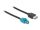 DeLOCK Kabel HSD Z Buchse zu USB 2.0 Typ-A Buchse 1 m Premium
